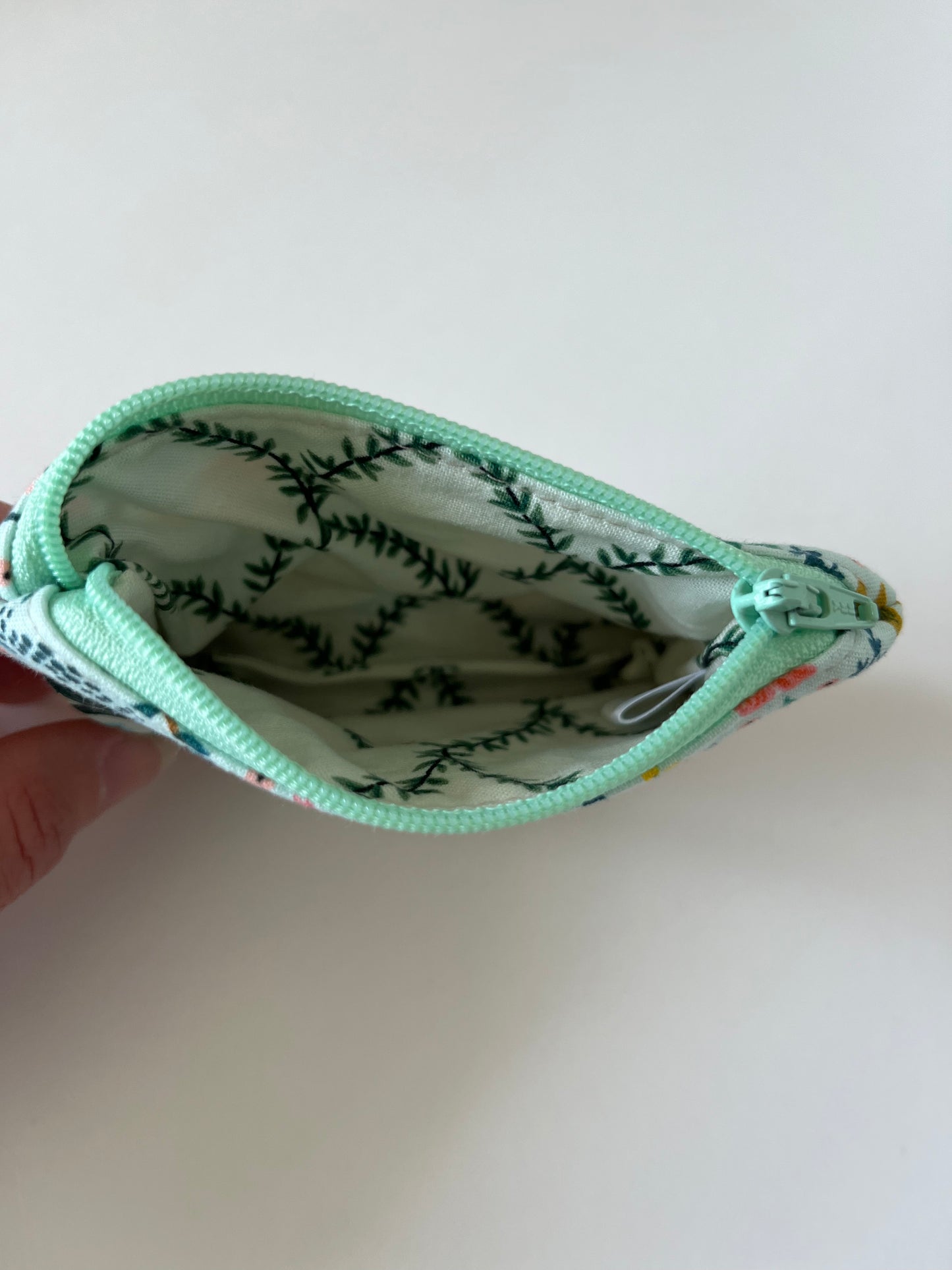 Coin Pouches, Rifle Paper Co Florals and Cork, Mini Zipper Pouches